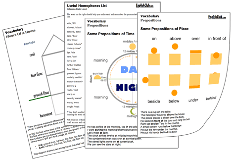 ESL Handouts ESL Handouts