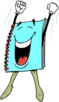 cartoon of student