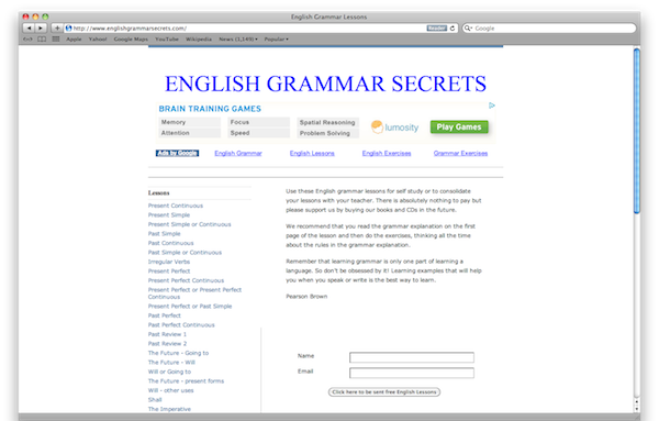 English Grammar Secrets EnglishClub English Grammar Secrets EnglishClub