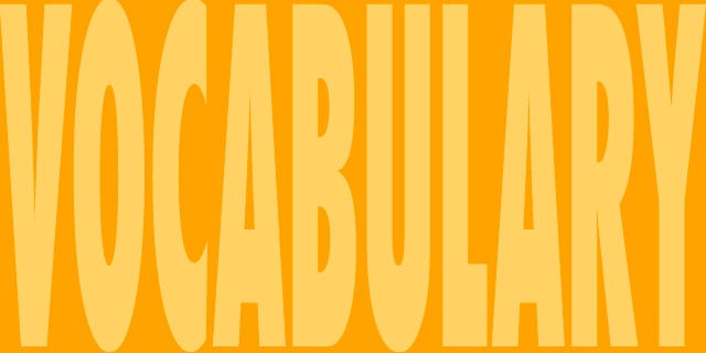vocabulary