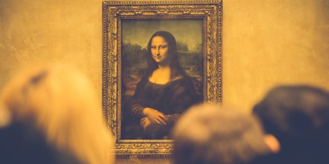 The Mona Lisa painting