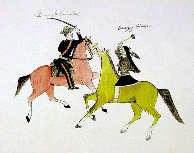 Chief Crazy Horse and General Custer