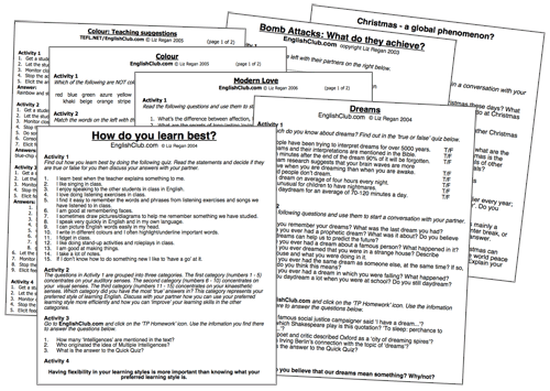 Conversation Worksheets