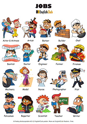 EnglishClub Jobs Vocabulary