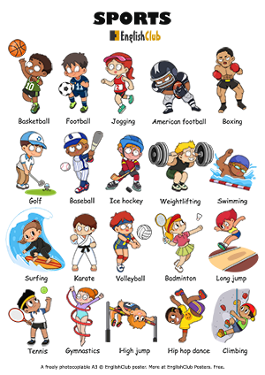 EnglishClub Sports Vocabulary