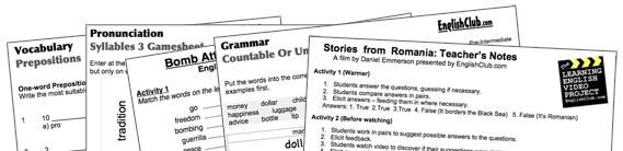 ESL Worksheets ESL Worksheets