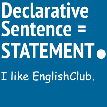 declarative sentence