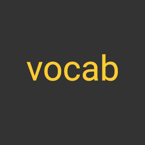 Vocabulary