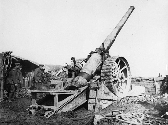 British big gun of First World War