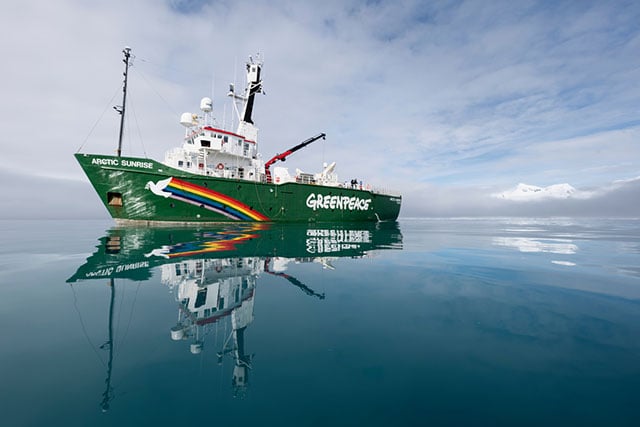 Greenpeace ship, the Arctic Sunrise