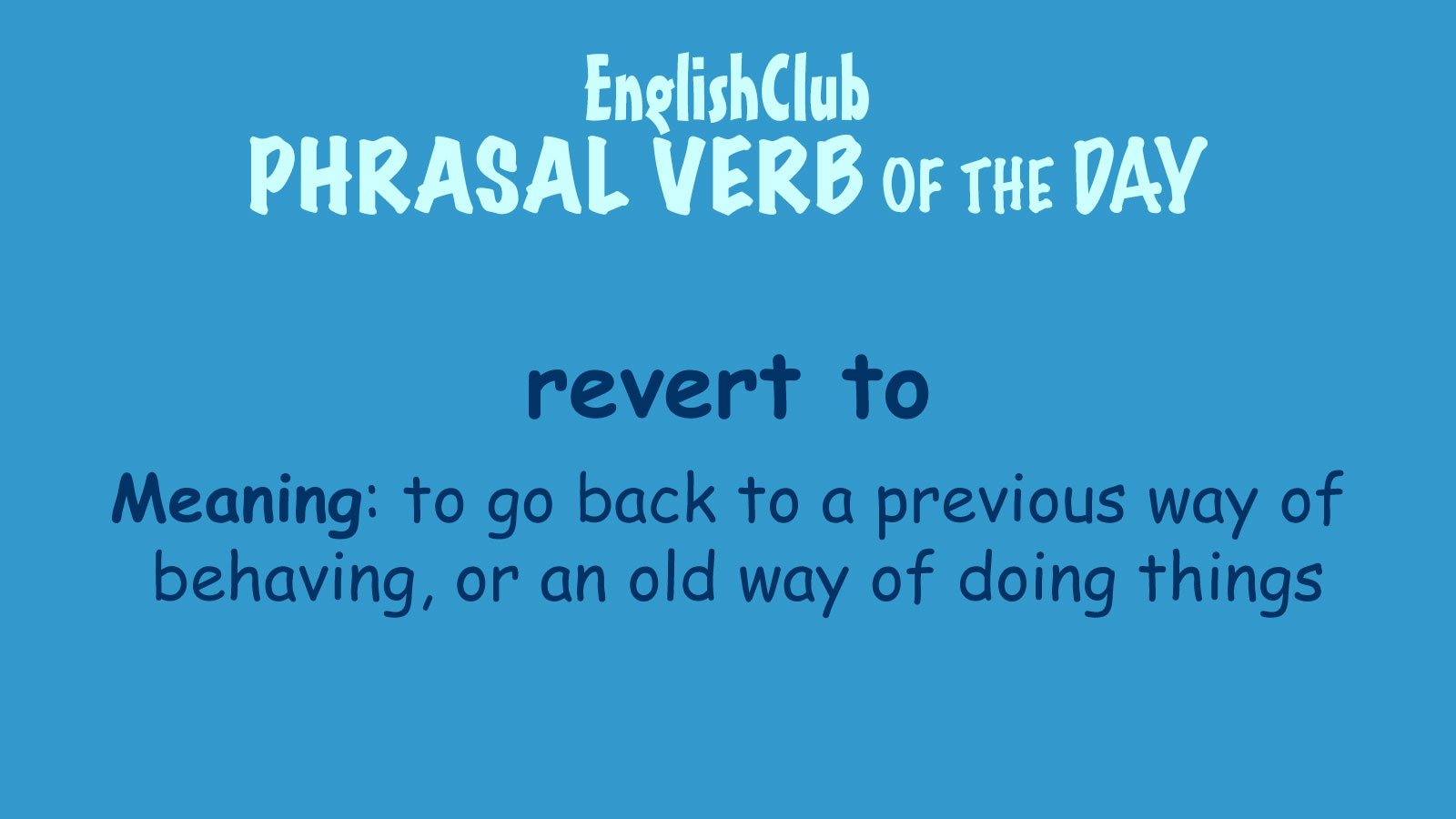 please revert back meaning in email