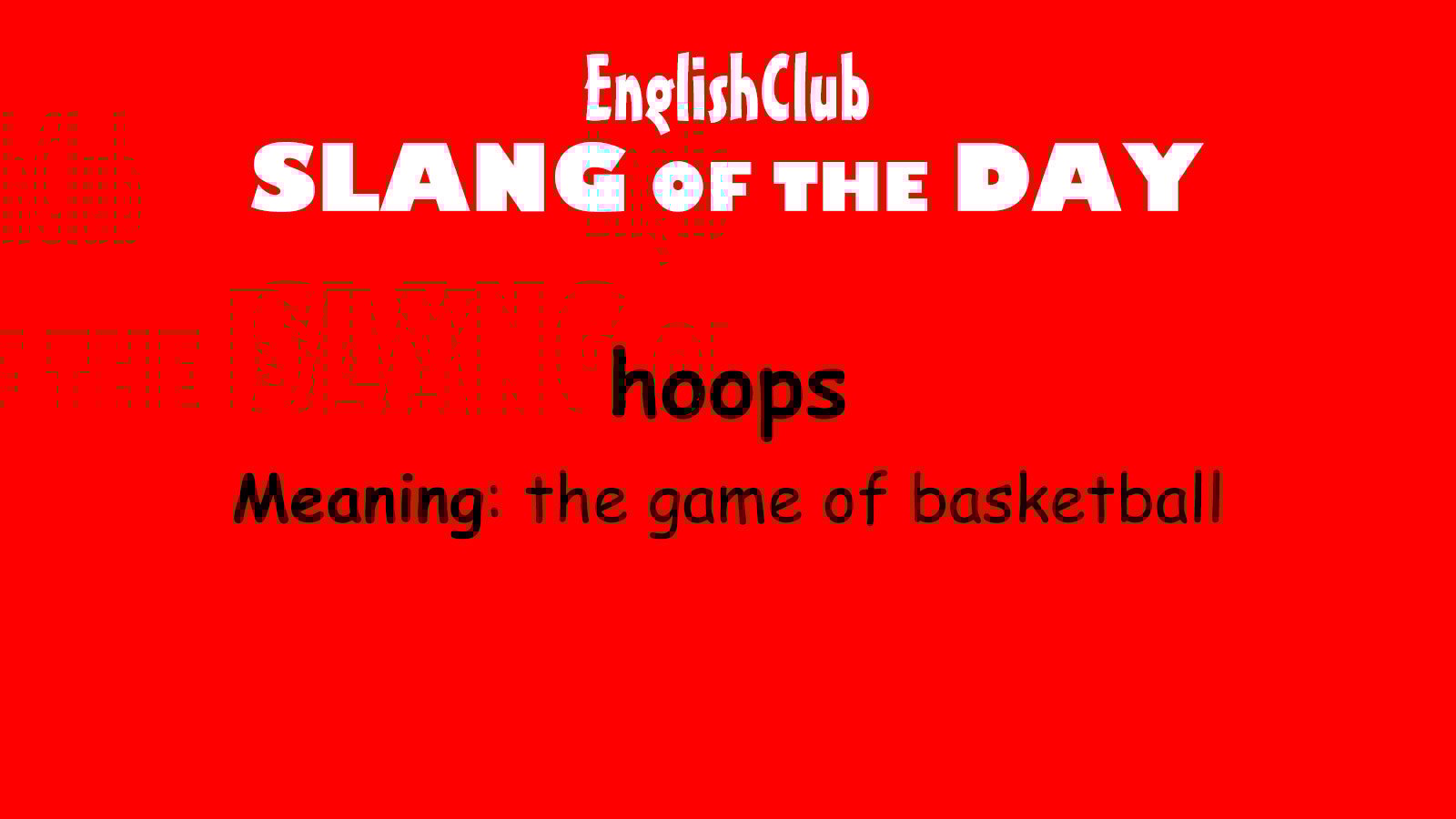 hoops