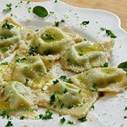 spinach and ricotta ravioli