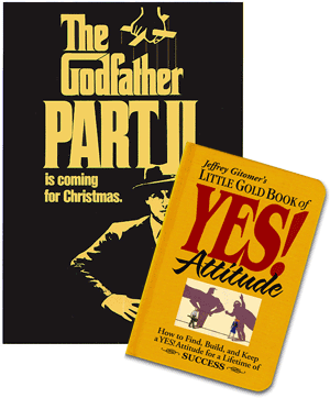 Bold type is often used on film posters and book covers