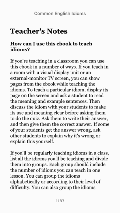 Teacher's Notes