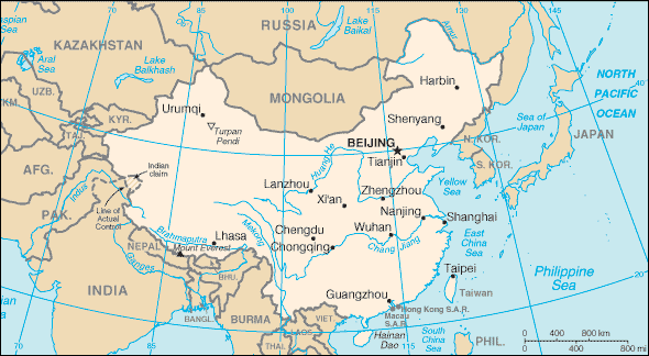 Map of China