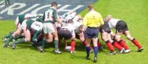 rugby scrum